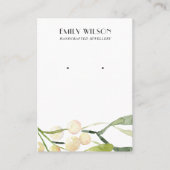 FESTIVE CHRISTMAS SNEBERRY STUD EARRING DISPLAY VISITEKAARTJE (Voorkant)