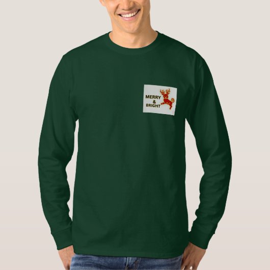 Festive Christmas T-Shirt | Customizable Holiday G (Voorkant)