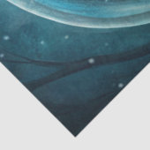 Festive Christmas tissue paper with holly and pine Tissuepapier (Detail)