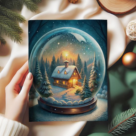 Festive Christmas tissue paper with holly and pine Tissuepapier