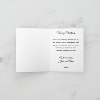 Festive Christmas Tree Holiday Greeting Card Feestdagen Kaart