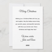 Festive Christmas Tree Holiday Greeting Card Feestdagenkaart (Achterkant)