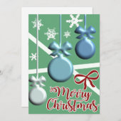 Festive Christmas Tree Holiday Greeting Card Feestdagenkaart (Voorkant / Achterkant)