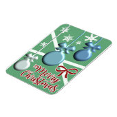 Festive Christmas Tree Holiday Greeting Card Magneet (Linkerzijde)