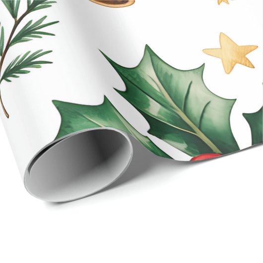 Festive Christmas Wrapping Paper Cadeaupapier (Rol Hoek)