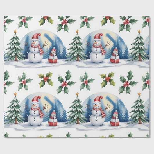 Festive Christmas Wrapping Paper Collection Cadeaupapier (Vlak)