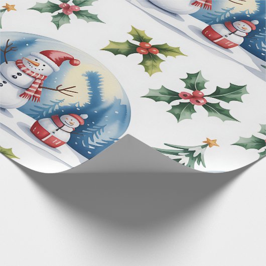 Festive Christmas Wrapping Paper Collection Cadeaupapier (Hoek)