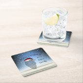 Festive Chritsmas Party Funny Cute Santa Claus Kartonnen Onderzetters (Insitu)