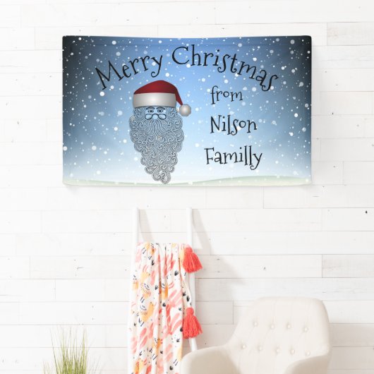 Festive Chritsmas Party Funny Cute Santa Claus Spandoek (Insitu)