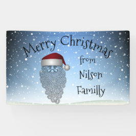 Festive Chritsmas Party Funny Cute Santa Claus Spandoek