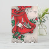 Festive  Church Party voegt informatie toe Kaart (Staand voorkant)