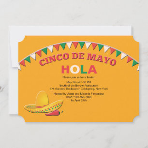 Festive Cinco de Mayo Uitnodiging