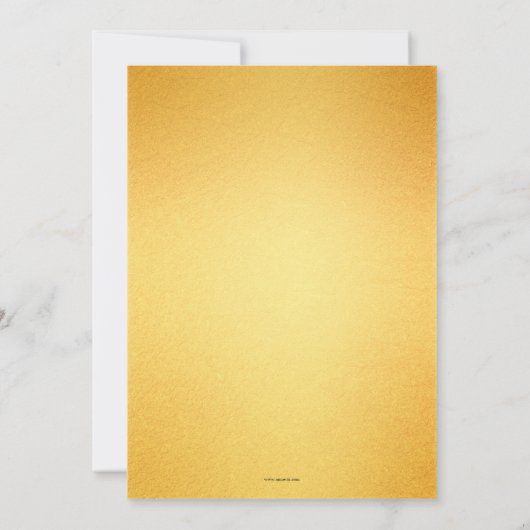 Festive Clock New Year's Eve Party Invitation Kaart (Achterkant)