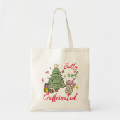 Festive Coffee Christmas Tote Bag (Voorkant)