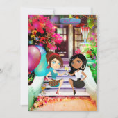 Festive Colorful Housewarming Party Invitation Kaart (Voorkant)