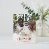 Festive Colorful Kerstmis, volledige verticale fot Feestdagenkaart (Staand voorkant)