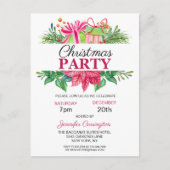 Festive Colorful Kerstparty uitnodiging (Voorkant)