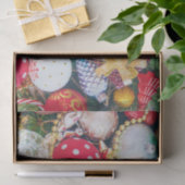 Festive Colorful Kerstversients, Decorations Tissuepapier (Geschenk)