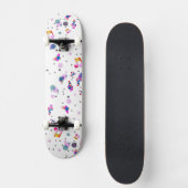 Festive Colorful Music Splash  Persoonlijk Skateboard (Voorkant)