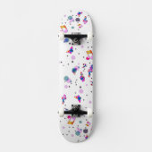 Festive Colorful Music Splash  Persoonlijk Skateboard (Voorkant)