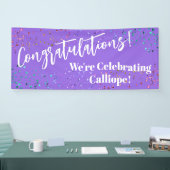 Festive Confetti Gefeliciteerd, we vieren feest Spandoek (Beurs)