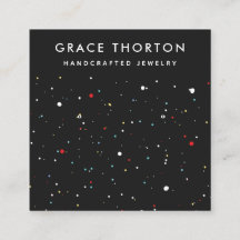 Festive Confetti Stud Earning Display Card