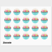 Festive Cookies Dessert Ronde Sticker (Vel)