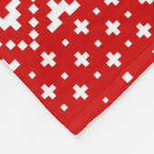 Festive Corgis Kerstfeestdagen Fleece Deken (Hoek)