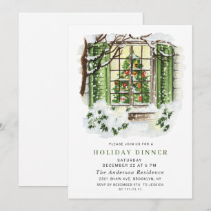 Festive Country House CHRISTMAS HOLIDAY BRUNCH Kaart