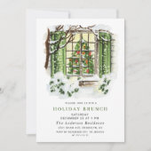 Festive Country House CHRISTMAS HOLIDAY BRUNCH Kaart (Voorkant)