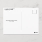 Festive Cozy Fireplace kerstKaart Briefkaart (Achterkant)