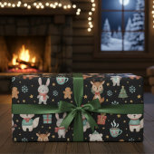 Festive Critters Holiday Gift Wrap Cadeaupapier