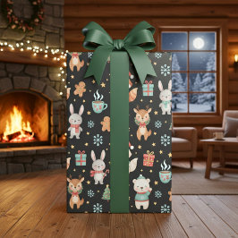 Festive Critters Holiday Gift Wrap Cadeaupapier