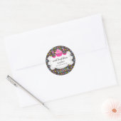 Festive Cupcake Cake Pop Bakery Packaging Ronde Sticker (Envelop)