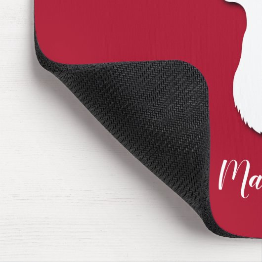 Festive Cute Deer Trophy Pattern Muismat (Hoek)