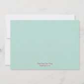 Festive Cutlery Holiday Party Uitnodiging (Achterkant)