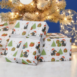 Festive Dachshund Christmas Tissue Paper — Cute  Cadeaupapier