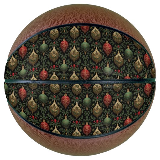 Festive Damask  Basketbal (Voorkant)