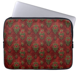 Festive Damask Laptop Sleeve