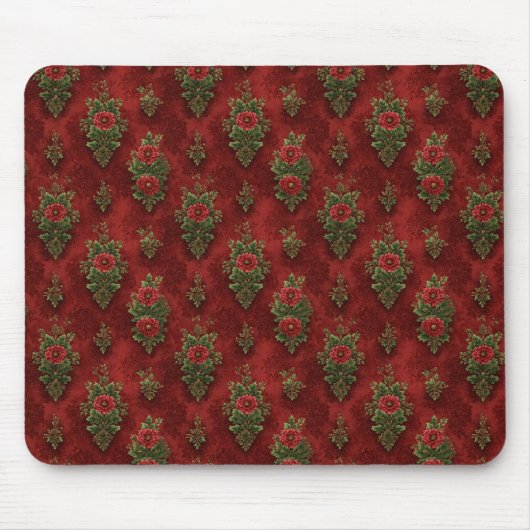 Festive Damask Muismat (Voorkant)