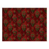 Festive Damask  Perfect Poster (Voorkant)