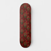 Festive Damask  Persoonlijk Skateboard (Voorkant)
