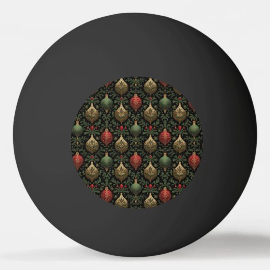 Festive Damask  Pingpongbal (Voorkant)