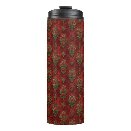 Festive Damask Thermosbeker (Voorkant)