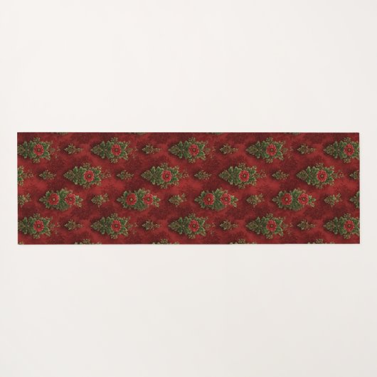 Festive Damask  Yogamat (Achterkant (horizontaal))