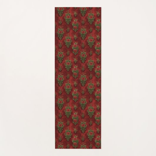 Festive Damask Yogamat (Voorkant)