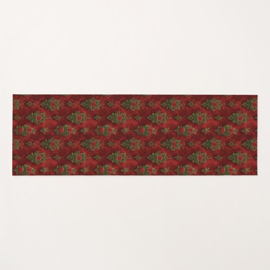 Festive Damask  Yogamat (Voorkant (horizontaal))