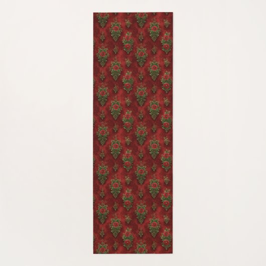 Festive Damask  Yogamat (Achterkant)