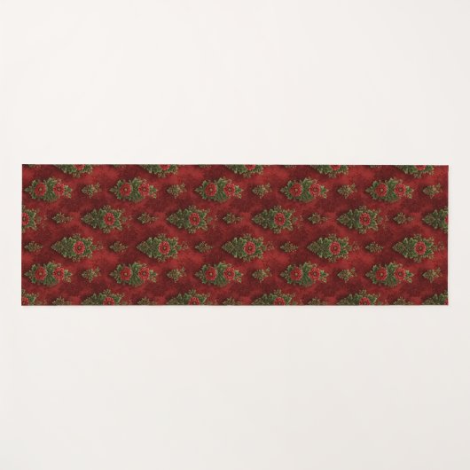 Festive Damask Yogamat (Voorkant (horizontaal))
