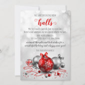 Festive Decing the New Halls Moving Feestdagenkaart (Voorkant)